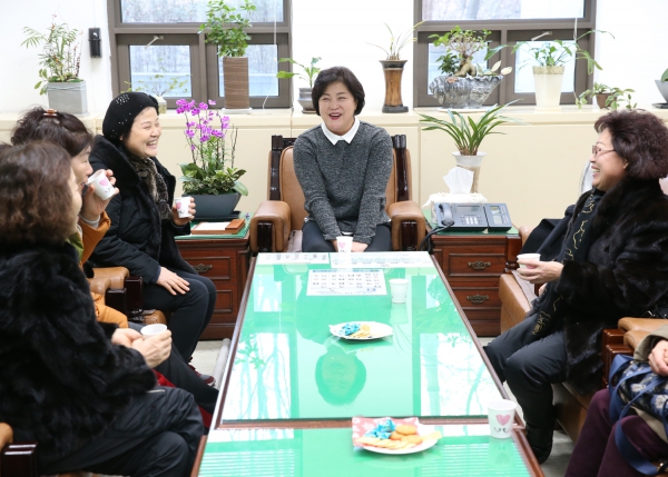 정릉1동 적십자회원방문