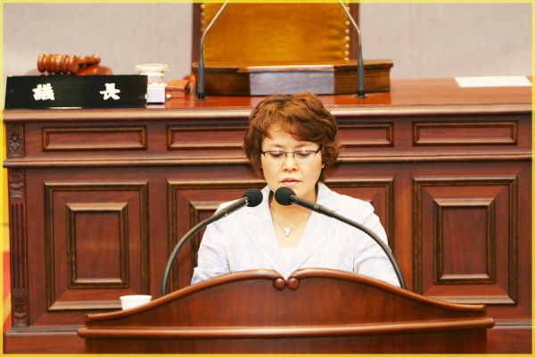 제218회 제1차 정례회 행정사무감사 강평