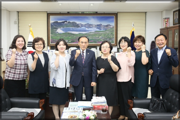 국공립어린이집연합회 회장 등 내방
