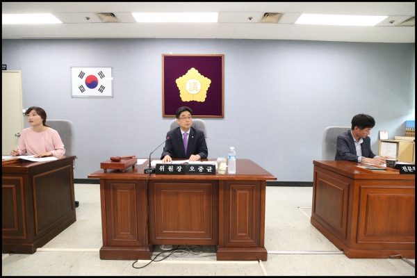 제258회 성북구의회 임시회  상임위원회 행정기획위원회1차 