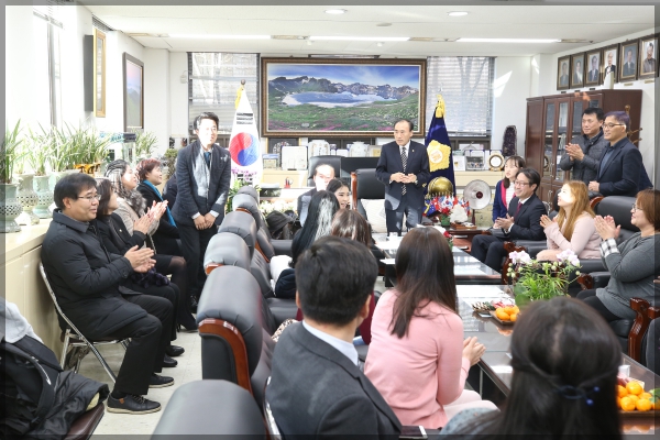 몽골방문객 성북구의회 방문 