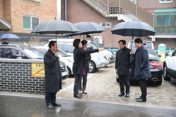 도시건설위원회 현장방문-성북구 역사문화지구내 공영주차장