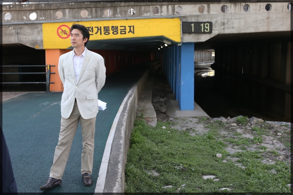 도시건설위원회 현장방문-정릉천