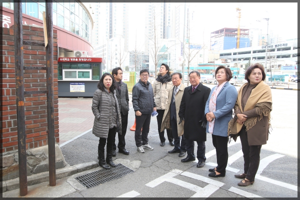 도시건설위원회 숭곡중학현장방문 