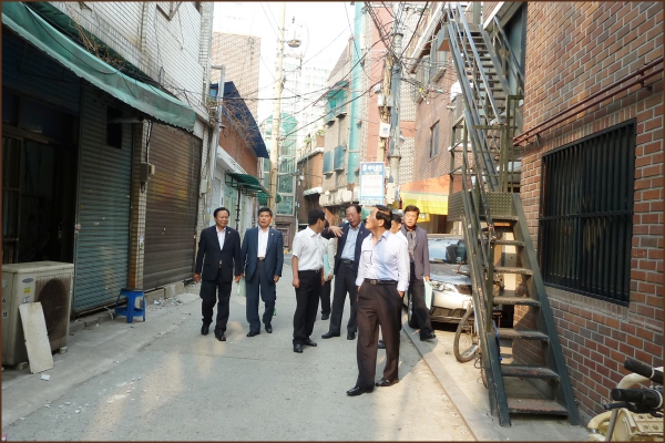 2012년도 행정사무감사 월곡1동주민센터 관내 현장방문(도시건설위원회)