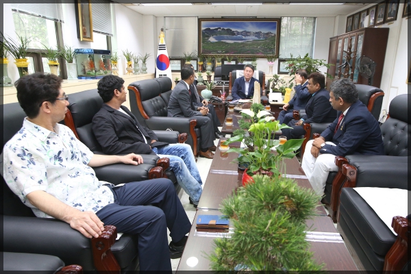 네팔 경찰청장 인도태권도협회 성북구의회방문