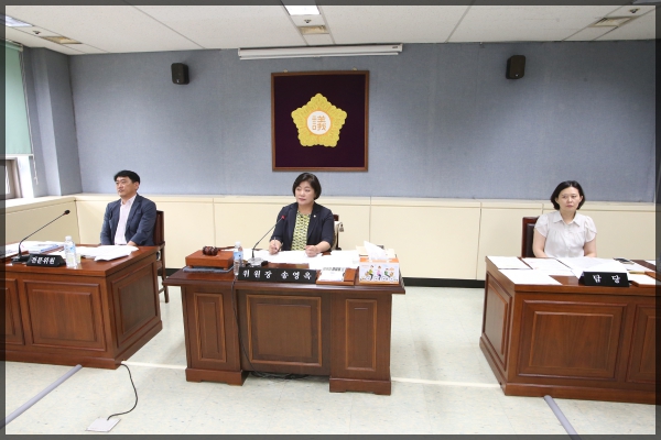 제244회 성북구의회 임시회 도시건설위원회3차
