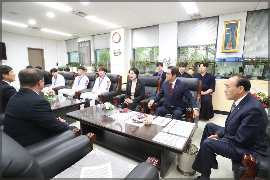 성북구 직장운동 경기부 팬싱,검도 선수방문