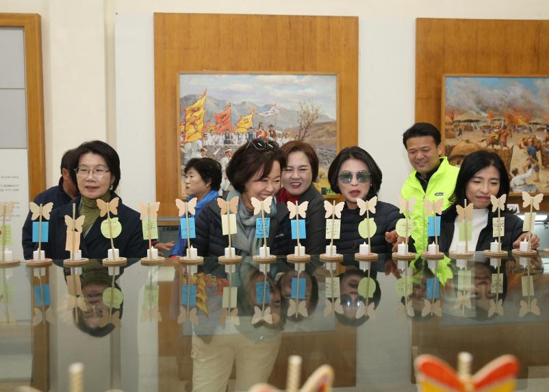 옥포대첩기념공원 조성경과 브리핑 청취 및 견학