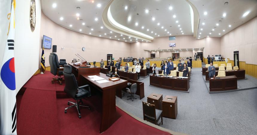 제276회 성북구의회 임시회 본회의 제1차 개회식