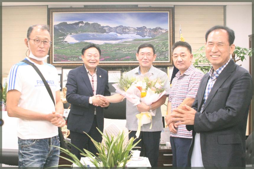 성북구육상연맹 임원진 방문