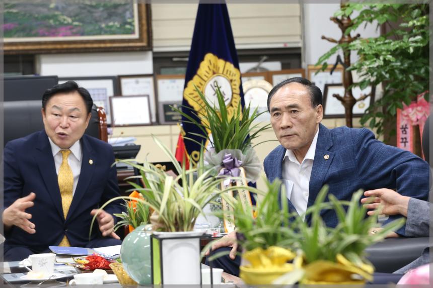 전직 의장님 방문 