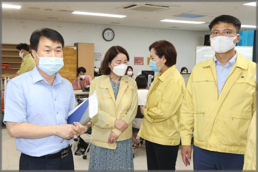 성북구의회 의장단 보건소 방문 