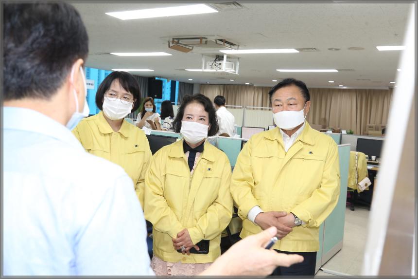 성북구의회 의장단 보건소 방문 