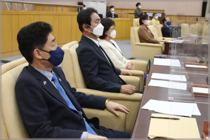 제282회 서울특별시 성북구의회 임시회 제1차 본회의 개회식