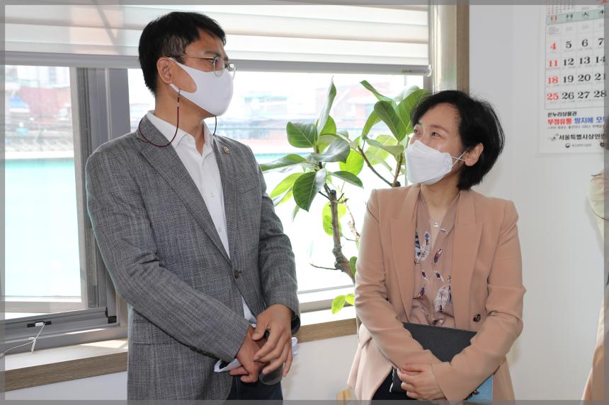 돌곶이 시장 고객편의시설 현장방문 