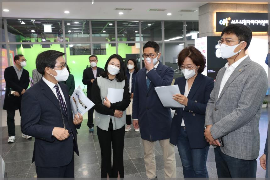 행정기획위원회 현장방문 - 서울 성북 미디어 문화마루 
