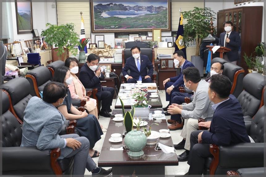 서울시 의장협의회 감사패 및 표창장수여