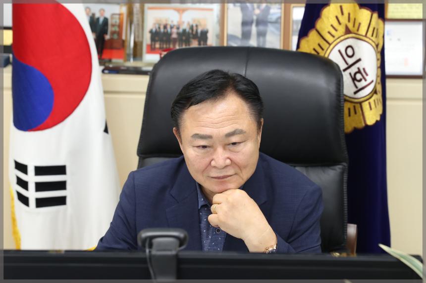 서울특별시 의장협의회 7월례회의 화상회의