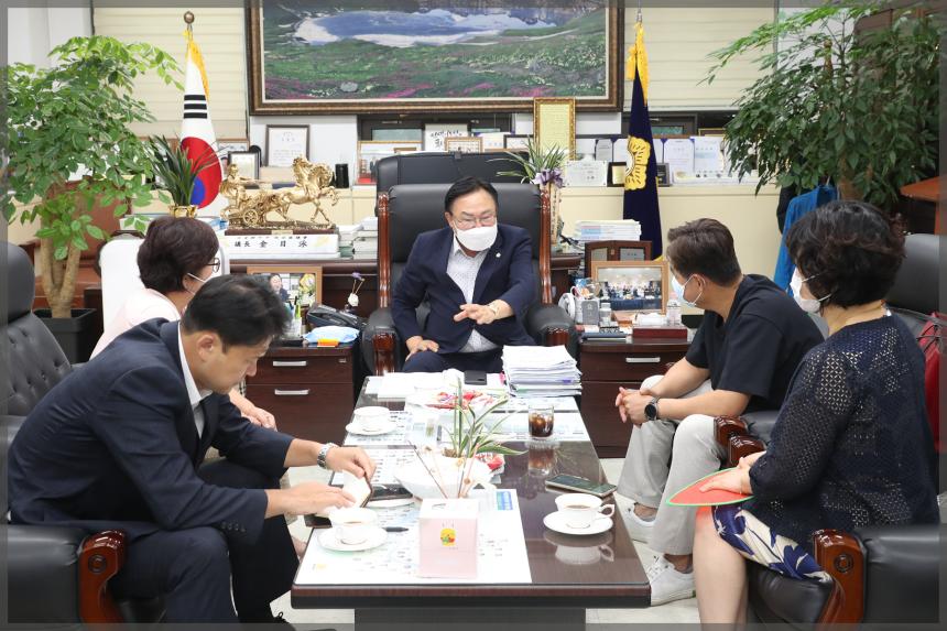 장위12구역  조합임원 방문
