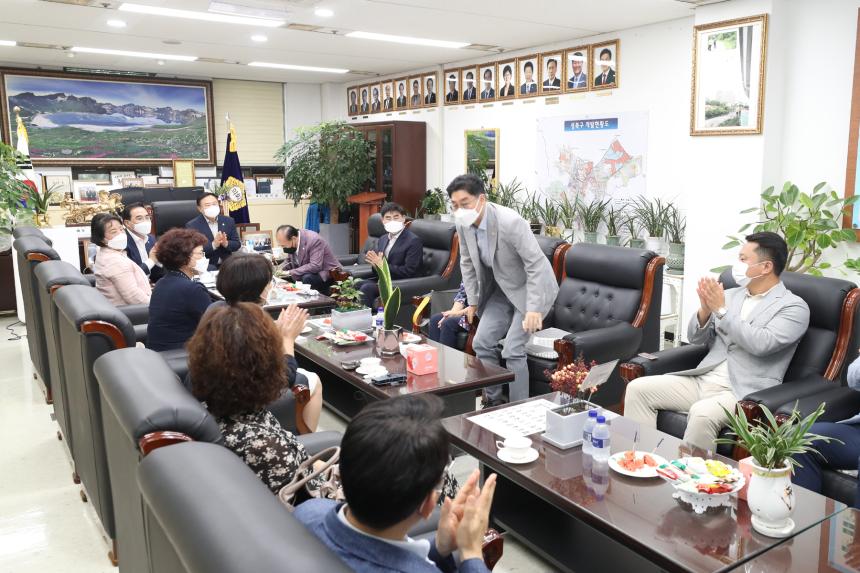더블어민주당(이재명 열린캠프 관계자 내방)