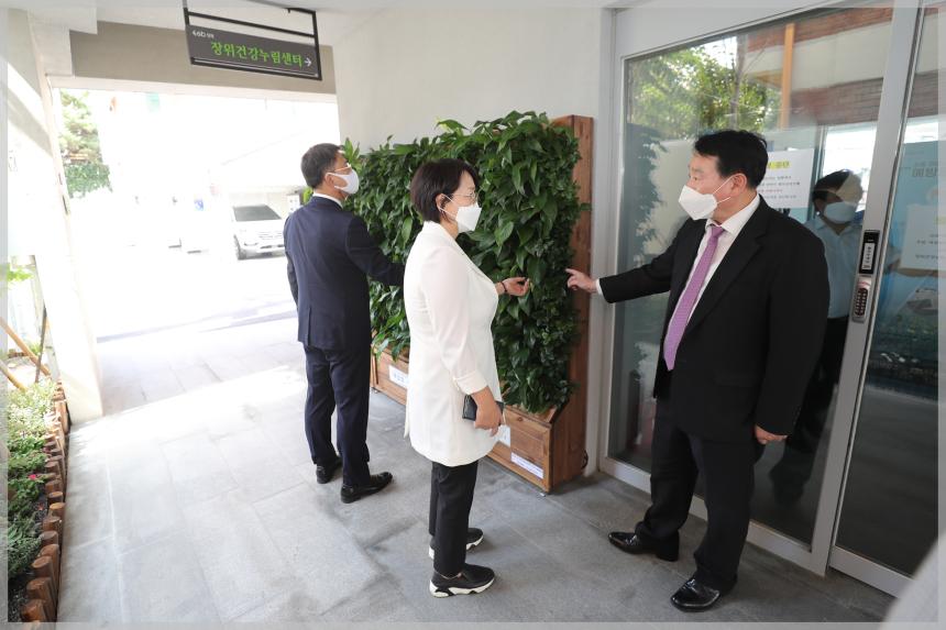 행정기획위원회 장위동 건강누림센터 현장방문