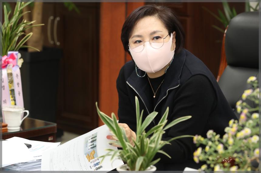 내년도 예산안 의장단 설명회