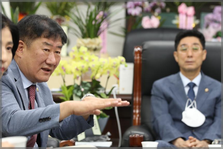 성북구 노조위원장 및 노조위원 방문