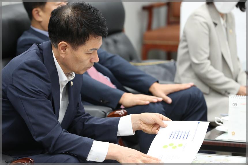 법정문화도시 선정 보고관련 의장단 회의