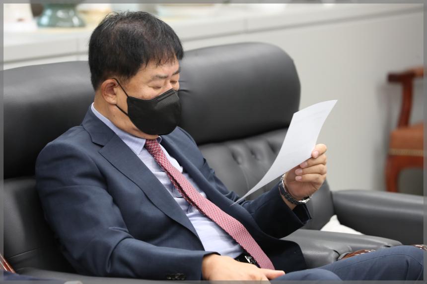 법정문화도시 선정 보고관련 의장단 회의