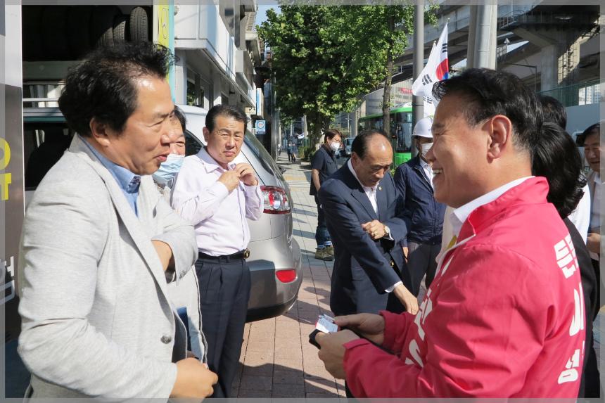 숭곡초 근처 안전도로 현장방문 도시건설위원회 