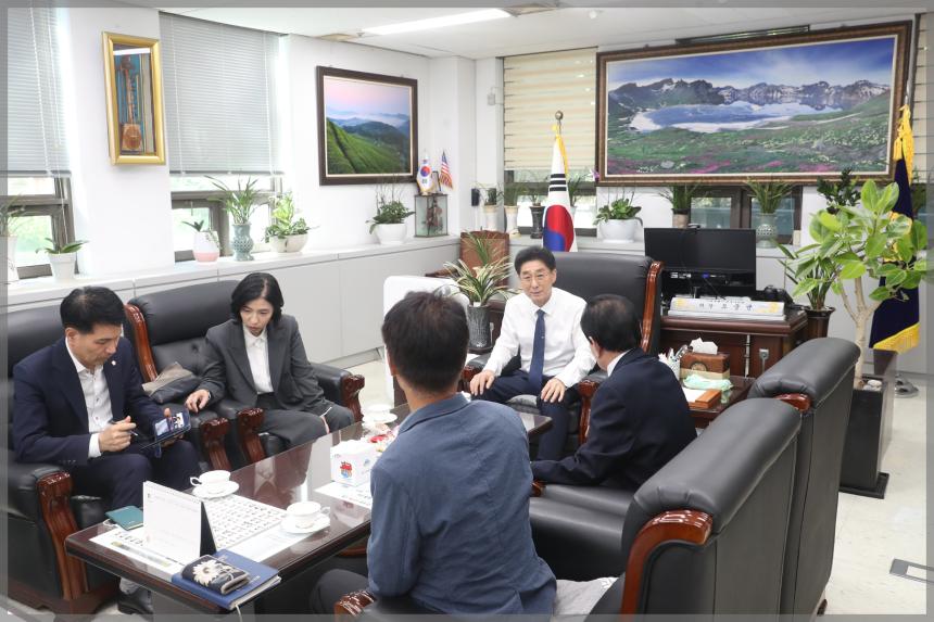 성북노인협회장 방문