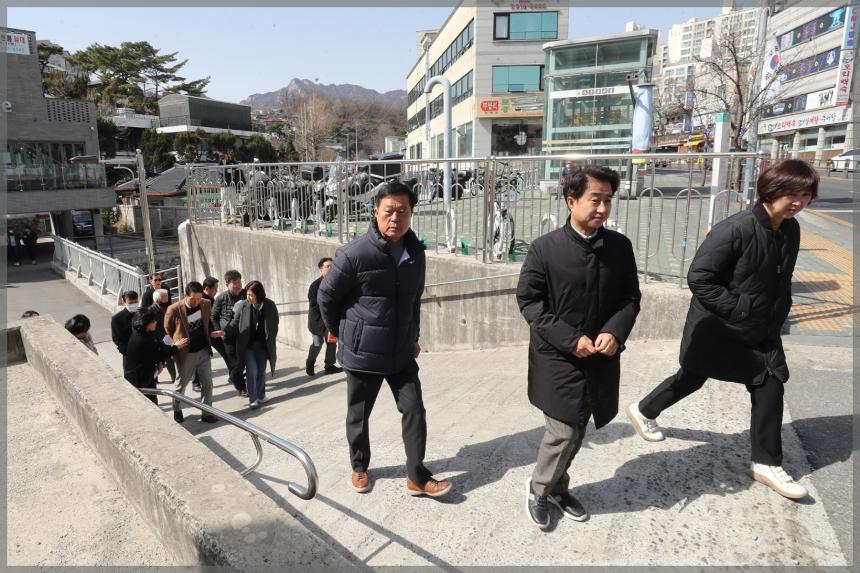 2023년 성북구 재개발.재건축 연구모임 정릉2구역 현장방문