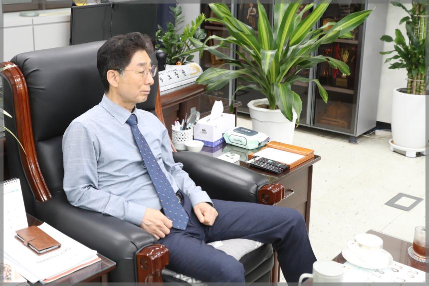 한국의정방송 TV 뉴스 발행인겸 편집자 방문