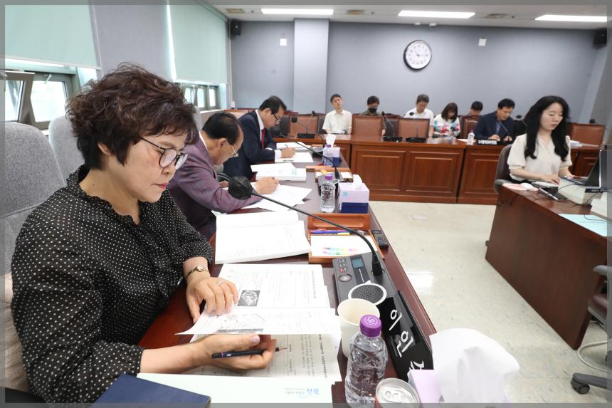 2023년 성북구의회 행정사무감사 도시건설위원회