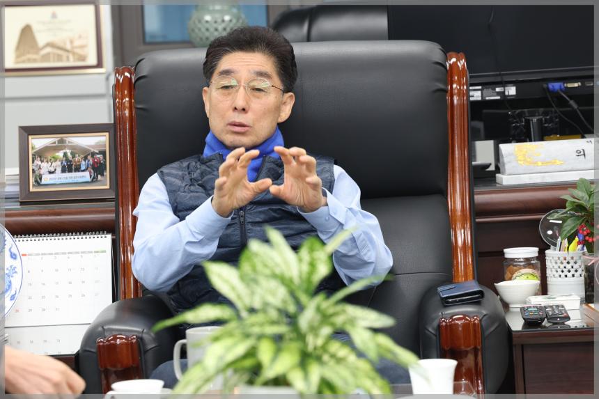 새마을 지도자 협의회 신임회장 방문