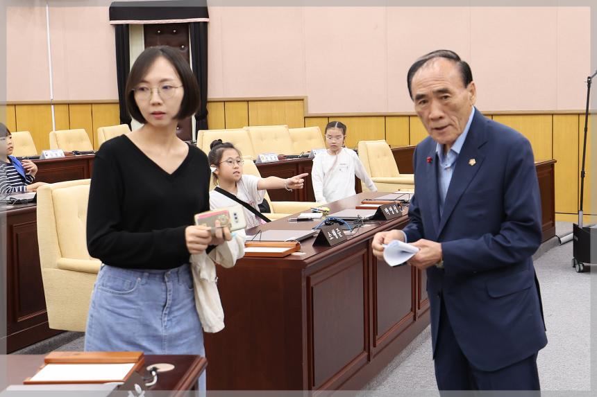 개운초등학생 의회방문