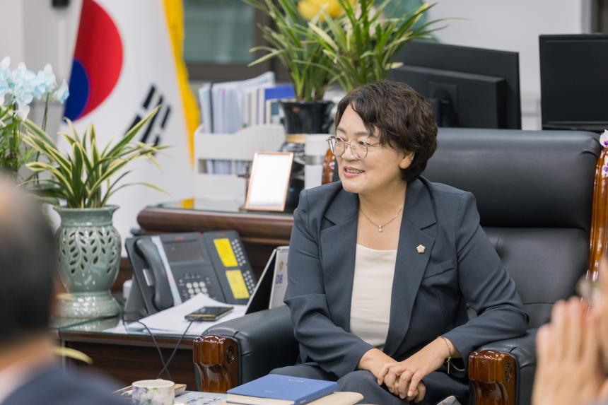 구청 간부와의 간담회