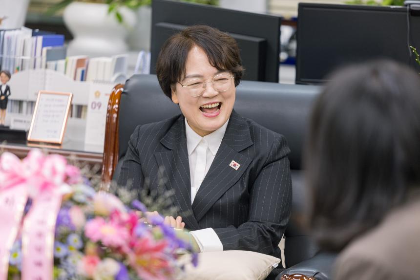 마을안전협의회장 방문