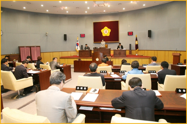 제206회 임시회 개회식