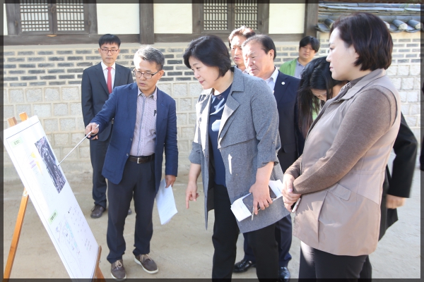 도시건설위원회 현장방문-도시계획시설학교