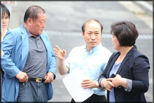 도시건설위원회 현장방문-정릉초교 주변 