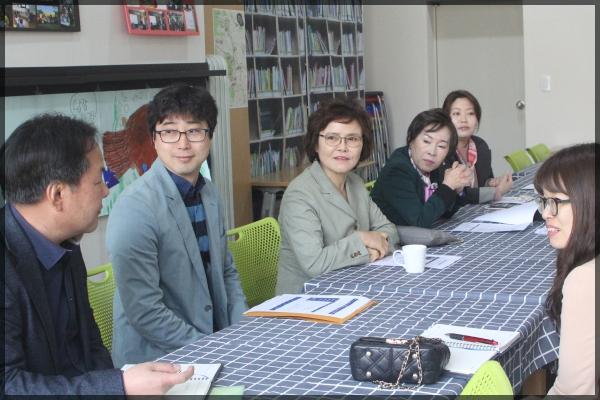 행정기획위원회 현장방문-청수도서관