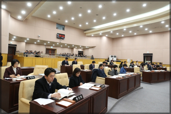 제263회  성북구의회 임시회 본회의  개회식 제1차