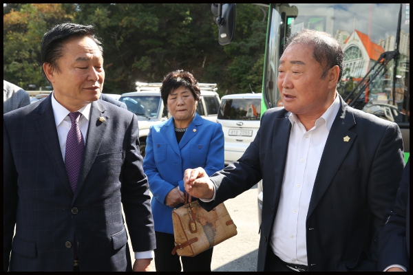 도시건설위원회 현장방문-정릉공용차고지