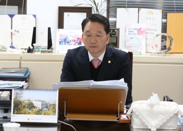 성북구 행복나누미 봉사단 성북구의회 방문