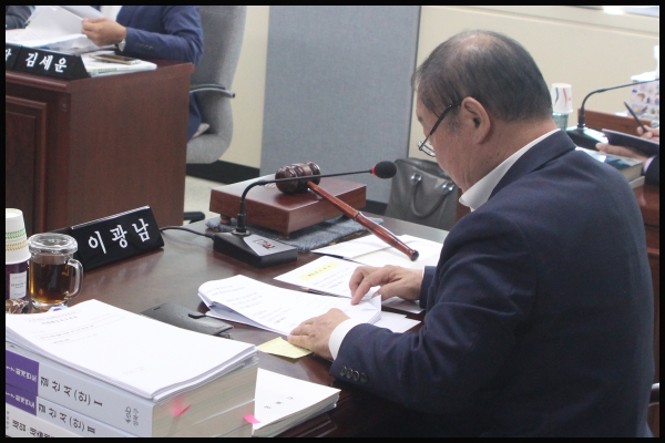 2018년도 성북구의회 행정사무감사 도시건설위원회