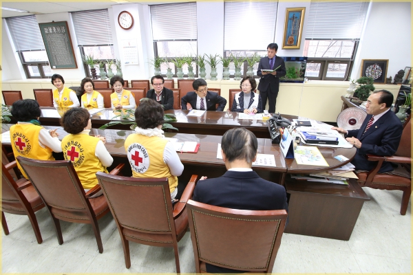 적십자 특별회비 전달식