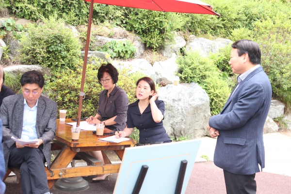 행정기획위원회 현장방문-북악골프장