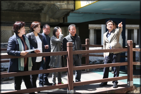 도시건설위원회 현장방문-정릉천